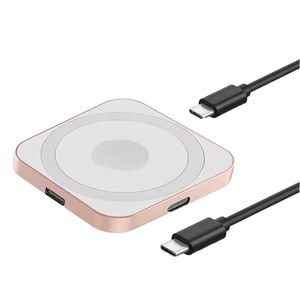 Chargeur sans <span class=keywords><strong>fil</strong></span> magnétique fin 3 en 1 de qualité supérieure, portable, type C 9V/2A pour IWatch, pour <span class=keywords><strong>Iphone</strong></span>, pour les voyages et le bureau à domicile - Product Image 1