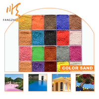 Pasir Warna-warni Langsung dari Pabrik, Dapat Disesuaikan Warna Pasirnya untuk Konstruksi, Terrazzo, dan Dekorasi Taman