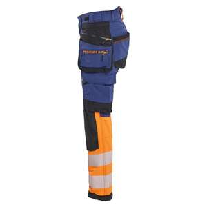 BLAKLADER - 702516488953D19 Pantalón Mujer Hi-Vis 4-Way stretch Azul marino/Naranja-EAN 7330509929063 ROPA DE TRABAJO DE 2017 - Product Image 3