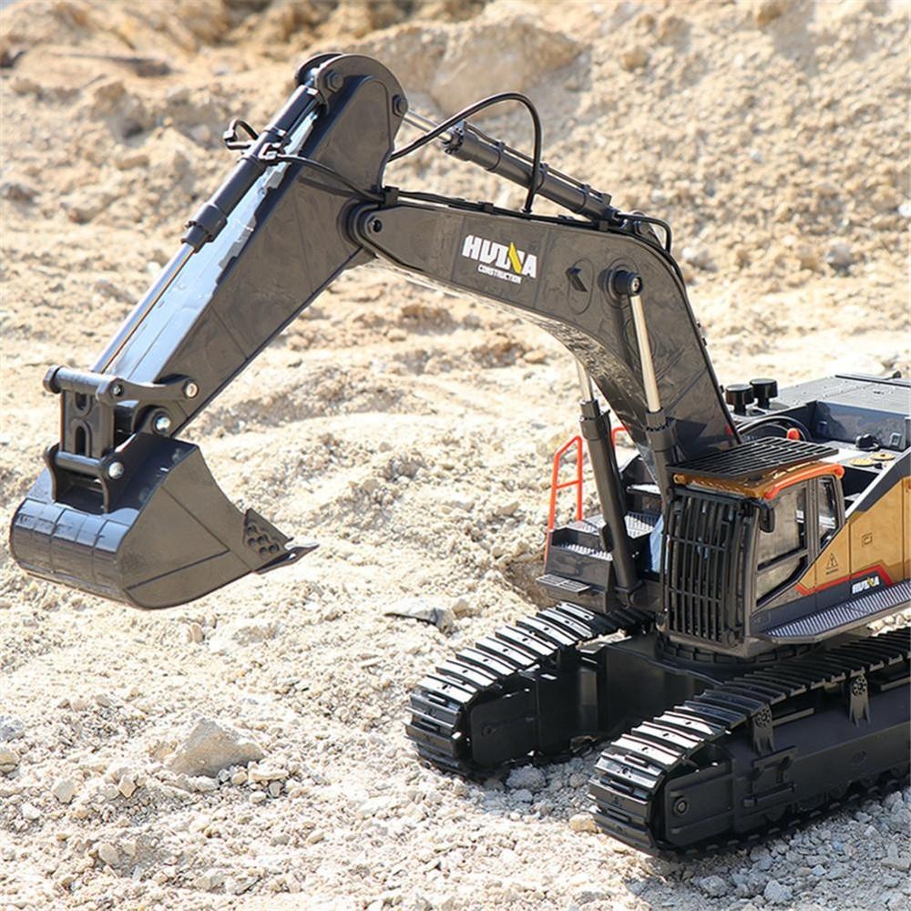 Huina 592 RC экскаватор металлический экскаватор 1:14 масштаб экскаватор радиоуправляющие игрушки отлатые игрушки