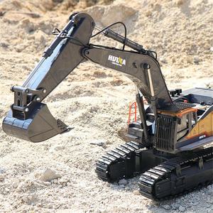 Huina 592 RC Excavator 1:14 Scale Metal Radio Control Diecast Toys con cargador y control remoto incluidos - Product Image 1