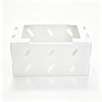 Boîte d'emballage pliable en polypropylène écologique, étanche et recyclable, pour légumes, fruits, cadeaux et déchets, épaisseur 3-5 mm