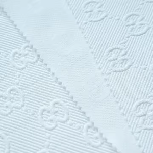 Nhà Máy bán hàng trực tiếp GG thư dệt kim Vải Jacquard 280gsm vải lụa Jacquard đàn hồi không khí Lớp chống thuốc quần áo vải En - Product Image 1