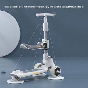 Patinete de Empuje Core <span class=keywords><strong>3</strong></span> en 1 para Niños, con Ruedas Suaves, de Plástico ABS, con Batería, para Niños de 2 a 4 Años, Unisex, para Sentarse y Estar de Pie - Product Image 4