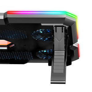 <span class=keywords><strong>Refroidisseur</strong></span> d'ordinateur <span class=keywords><strong>portable</strong></span> <span class=keywords><strong>portable</strong></span> ultra-plat avec écran LED RGB, 10 ventilateurs silencieux, pour ordinateur <span class=keywords><strong>portable</strong></span> de jeu 17 <span class=keywords><strong>pouces</strong></span> - Product Image 6