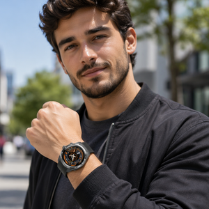 <span class=keywords><strong>Reloj</strong></span> <span class=keywords><strong>Inteligente</strong></span> <span class=keywords><strong>para</strong></span> <span class=keywords><strong>Hombre</strong></span> 2026, Llamadas por BT, Diseño Circular de Lujo, Logotipo Personalizado de Fábrica, Marca Privada, Entrega en 7 Días, Venta al Por Mayor - Product Image 2