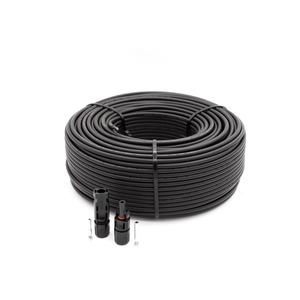 Cable de Estación de Energía Solar Fotovoltaica de CC de Alta Calidad PNTECH Negro Rojo XLPO de Núcleo Único 62930 IEC131 1*4.0 mm - Product Image 5