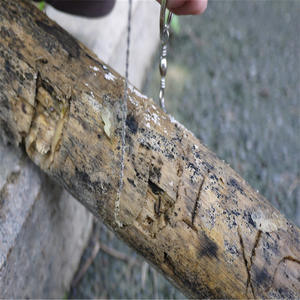 Sierra de alambre para supervivencia al aire libre, herramienta de rescate portátil de acero inoxidable con borde dentado de 360 grados omnidireccional para acampar - Product Image 1