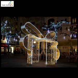 Outdoor Christmas decoration <b>light</b> <b>led</b> gift <b>box</b> for holiday lighting 26 - Product Image 6