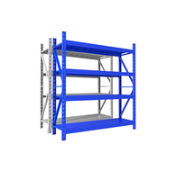 Étagère à fils d'acier à 4 niveaux et rayonnage à navette JZA, capacité de charge de 200 kg, résistant aux intempéries, antirouille, durable, pour stockage en entrepôt