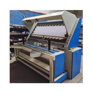 Machine automatique motorisée d'inspection et de rebobinage de tissus, avec compteur de mesure et enrouleur - Product Image 2