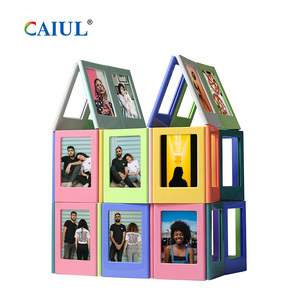 Nam Châm Khung Ảnh Tủ Lạnh Nam Châm Nhựa Hình Ảnh Khung Cho 3 Inch Ảnh Mini Ảnh DIY Instax Khung - Product Image 3