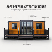Maisons modulaires préfabriquées à faible coût, maisons mobiles de luxe en conteneurs, maison préfabriquée extensible en conteneur