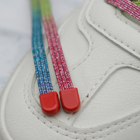 Embouts de lacets carrés en alliage personnalisés, style à vis, aglets de luxe, modèle Lazy Lace Hengfeng # 428 Logo personnalisé pour les cordons de capuche