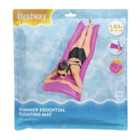Bestway 44007 Colchón inflable Colchoneta de aire de agua Colchoneta flotante para piscina con almohada