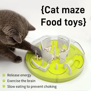 Jouet interactif pour chat, distributeur de friandises, bol puzzle, jouet d'alimentation pour chat d'intérieur - Product Image 2