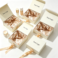 Maßgefertigte Premium-Geschenkbox mit Magnetverschluss aus Festpapier Satin-Gefüttert Umweltfreundlich Recycelbar für Kosmetik-Geschenkverpackungen