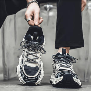 2025 Hombres Nuevo estilo elegante banda gruesa zapatos casuales con malla transpirable superior zapatos de moda para hombres - Product Image 5