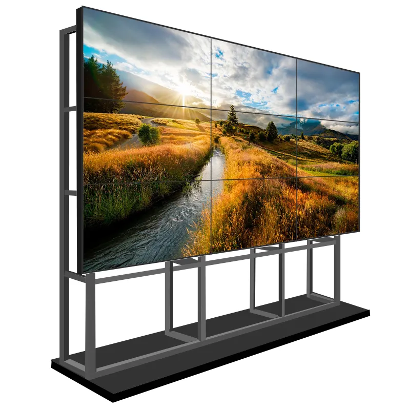 شاشة فيديو جدارية LCD أصلية مزودة بشاشة مقاس 55 بوصة 3.5 ملم ذات حافة ضيقة للغاية للبيع بالجملة