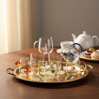 Tasse de boisson réutilisable en verre de conception de dessin animé de sculpture animale 3D faite à la main avec poignée décorative