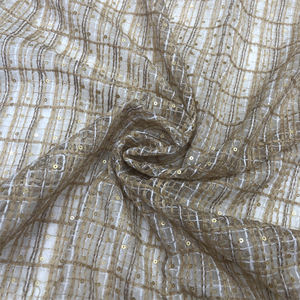 Moda abito da sposa lucido tessuto da sposa da donna profumato brezza perline <span class=keywords><strong>e</strong></span> reticolo 3 Mm <span class=keywords><strong>pizzo</strong></span> paillettes tessuto a rete disegni del cliente - Product Image 6