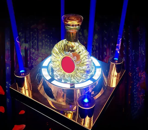 Bar boîte de nuit en acier inoxydable Portable étanche château lumière LED Base whisky <span class=keywords><strong>vin</strong></span> pour présentoir porte-bouteille - Product Image 3