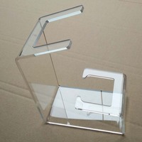 Étagère de présentation de jouets sexuels en plexiglas de luxe populaire pour magasin de détail, support de présentation de jouets sexuels en acrylique