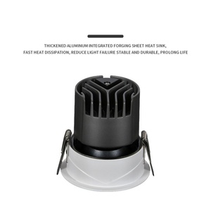 Iluminación Interior, Focos LED COB, 75 mm, Marco Empotrado sin Marco, Downlight LED Empotrado para Hoteles y Apartamentos - Product Image 5