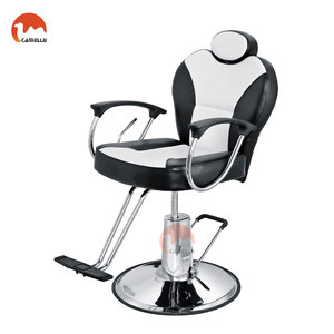 Sillón de Peluquería Hidráulico de Acero Inoxidable de Lujo, Silla de Estilismo y Permanente para Salón de Belleza y Barbería - Product Image 2