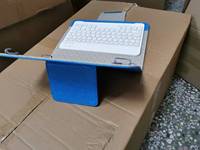 Keyboard Mini Nirkabel Portabel Trendi untuk Tablet PC Android 10 inci dengan Casing Kulit