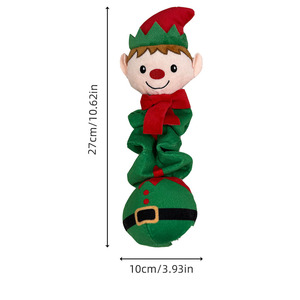 Wholesale Eco-Friendly <b>Plush</b> Squeaky Dog Pet <b>Large</b> Winter Christmas Themed Festive Holiday Indoor Use Toy - Product Image 4