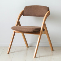 Chaise de salle à manger pliante moderne avec dossier en cuir PU, siège rembourré en éponge haute densité, pivotante, pour la maison, le bureau, la salle d'étude, la chambre à coucher