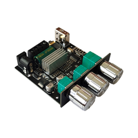 WUZHI-Haut-parleur audio stéréo stéréo, haut-parleur, amplificateur de puissance, module de carte, 2.0 canaux, entrée AUX USB, 30W + 30W