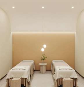 Furnitur Salon kecantikan, Set meja dan kursi manikur Spa kuku dengan koleksi debu dan lampu kuku - Product Image 5