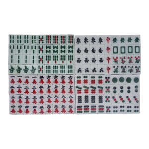 Personalizado acrílico Mahjong Set japonés americano azulejos portátil viaje Riichi juego cuero al por mayor Malasia diseño duradero <span class=keywords><strong>Rummy</strong></span> - Product Image 4