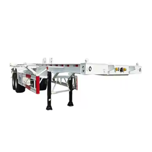 Remolque de Transporte de Contenedores de 20 pies y 40 pies y Semirremolque de Plataforma Plana de 3 Ejes - Product Image 3
