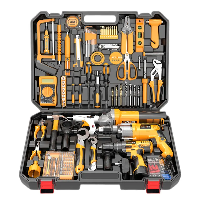 Household lithium battery Cordless drill Electrician Power Tool Combination Kits