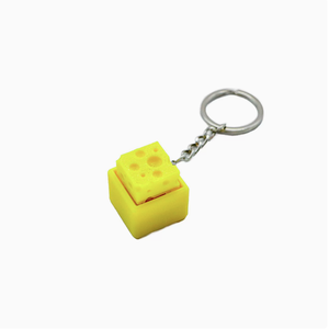 Portachiavi con pulsanti in PLA stampati in 3D, ciondolo per borsa, accessorio per tastiera, giocattolo antistress luminoso, logo personalizzato anime, regalo promozionale - Product Image 5