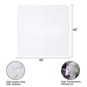 1,0x1,0 м Стекловолоконные огнестойкие противоаварийные кухонные противопожарные одеяла - Product Image 3