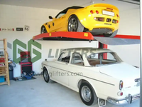 Palan de stationnement mécanique de type vertical pour système de stationnement de voiture à un poteau Solutions de stationnement pour ascenseur à un poteau