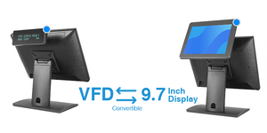 <span class=keywords><strong>Cash</strong></span> <span class=keywords><strong>Register</strong></span> Pos Sistema Dual Screen Pos Máquina Tudo em Um para Supermercado - Product Image 4