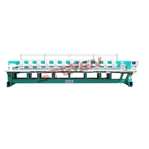 12 Heads Computerized Embroidery Machine Automatic Flat Embroidery Machine