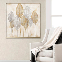 Art mural abstrait minimaliste du milieu du siècle, design bohème, peinture sur toile décorative pour chambre à coucher, salon