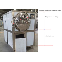 Lyophilisateur industriel de petite capacité TCA 10 kg 1 m² pour aliments pour animaux de compagnie, machine de lyophilisation du lait, machine de lyophilisation des fruits en acier inoxydable SUS 304