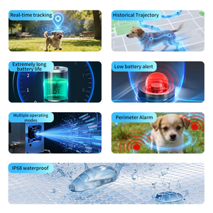 Collier GPS intelligent pour animaux de compagnie, chiens, chats, étanche IP67, localisation en temps réel, 4G LTE, magnétique, anti-perte, <span class=keywords><strong>Android</strong></span>, léger, portable - Product Image 6