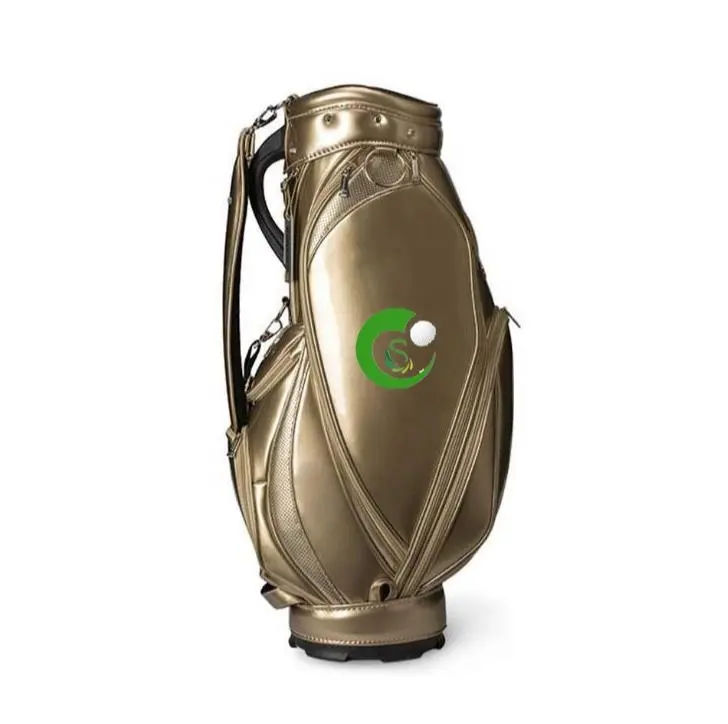 Custom Logo Waterdichte Pvc/Pu Lederen Caddy Golf Tour Bag Voor Vrouwen