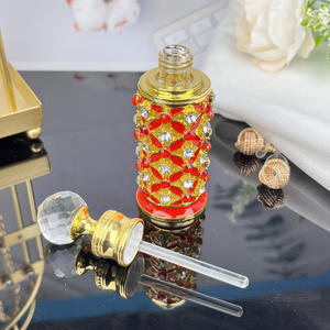 Flacon de parfum rechargeable en verre doré sculpté <span class=keywords><strong>creux</strong></span> de style victorien de 12 ml, idéal pour les voyages et comme cadeau - Product Image 5