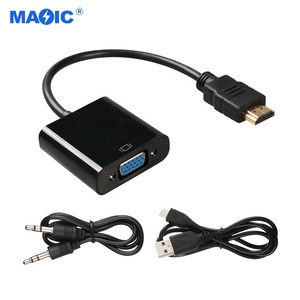 Promozione 1080P 60Hz convertitore di segnale con <span class=keywords><strong>cavo</strong></span> Audio USB <span class=keywords><strong>cavo</strong></span> di alimentazione <span class=keywords><strong>HDMI</strong></span> a VGA <span class=keywords><strong>adattatore</strong></span> - Product Image 2