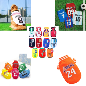 Custom Logo Name Number <b>Personalized</b> Dog Jersey Lightweight Pet Football Shirt Breathable Dog Football Jersey - Product Image 1