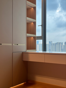 Chambre à coucher moderne et minimaliste <span class=keywords><strong>de</strong></span> luxe : armoire, meuble <span class=keywords><strong>de</strong></span> rangement, dressing. - Product Image 4